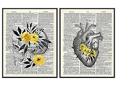 Vintage floral heart for sale  Delivered anywhere in USA 