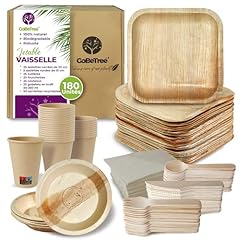 Vaisselle jetable feuille d'occasion  Livré partout en France