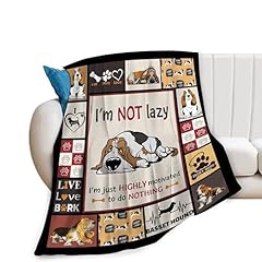 Basset hound blanket for sale  Delivered anywhere in USA 