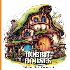 Hobbit houses coloring for sale  Delivered anywhere in UK