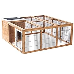 Pawhut rabbit hutch for sale  Delivered anywhere in USA 
