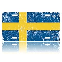 Retro swedish flag for sale  Delivered anywhere in USA 