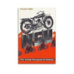 Vintage motorrad poster gebraucht kaufen  Wird an jeden Ort in Deutschland