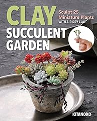 Clay Succulent Garden: Sculpt 25 miniature plants with, used for sale  Delivered anywhere in UK