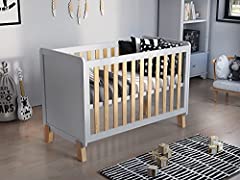 Francis Wooden Baby Cot Bed 120x60cm with FREE Deluxe for sale  Delivered anywhere in UK