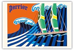 Perrier sailboat hokusai for sale  Delivered anywhere in USA 