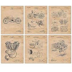 Vintage motorcycle patent for sale  Delivered anywhere in USA 