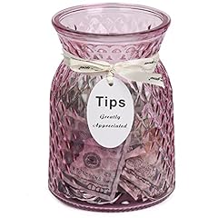 Glass tip jar for sale  Delivered anywhere in USA 