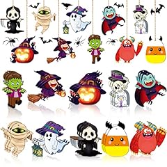 Pieces halloween wooden for sale  Delivered anywhere in USA 