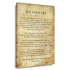 Live life poem for sale  Delivered anywhere in USA 