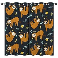 Anhope sloth curtains for sale  Delivered anywhere in UK