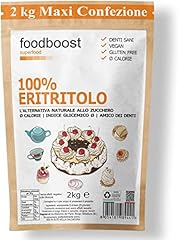 Eritritolo 2kg foodboost usato  Spedito ovunque in Italia 