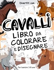 Cavalli libro colorare usato  Spedito ovunque in Italia 