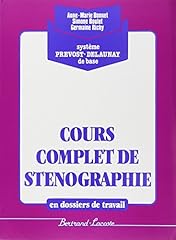 Cours complet sténographie d'occasion  Livré partout en Belgiqu