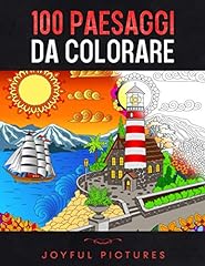 100 paesaggi colorare usato  Spedito ovunque in Italia 