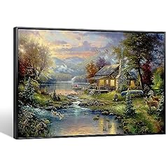 Thomas kinkade canvas for sale  Delivered anywhere in USA 