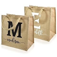 Initial jute bags for sale  Delivered anywhere in USA 