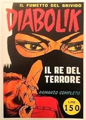 Diabolik cartolina 911 usato  Spedito ovunque in Italia 