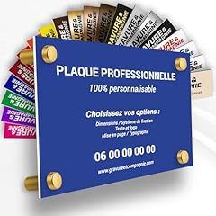 Plaque professionnelle pvc d'occasion  Livré partout en France
