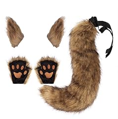 Faux furry fox for sale  Delivered anywhere in Ireland