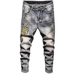 Bysonglezai jeans men for sale  Delivered anywhere in UK
