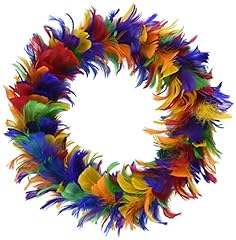 Feather wreath party for sale  Delivered anywhere in USA 