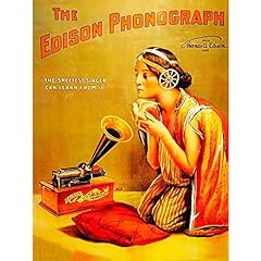 Music advert edison for sale  Delivered anywhere in USA 