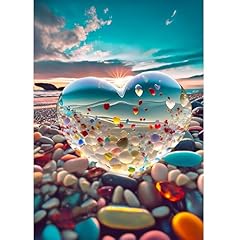 Diamond painting cuore usato  Spedito ovunque in Italia 
