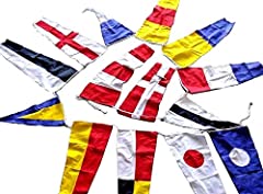 Marine Navy Signal Code Flag - 14 Flags Bunting - 5 for sale  Delivered anywhere in USA 