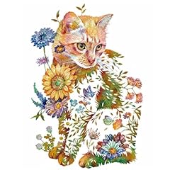 Flowers cat painting for sale  Delivered anywhere in USA 