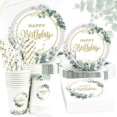 Vaisselle jetable anniversaire d'occasion  Livré partout en France