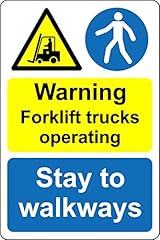 Warning forklift trucks for sale  Delivered anywhere in UK