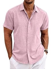 Coofandy mens linen for sale  Delivered anywhere in USA 