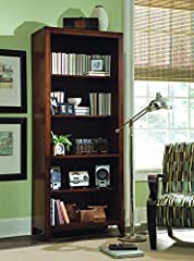 Hooker Furniture Danforth Tall Bookcase in Rich Medium, used for sale  Delivered anywhere in USA 