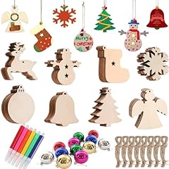 Wooden christmas ornaments for sale  Delivered anywhere in UK