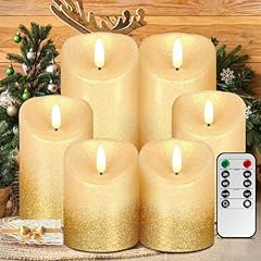 Mlewgsd glitter flameless for sale  Delivered anywhere in USA 