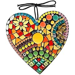 Mosaic heart sculpture for sale  Delivered anywhere in UK