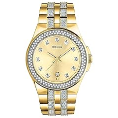 Bulova crystal quartz for sale  Delivered anywhere in USA 