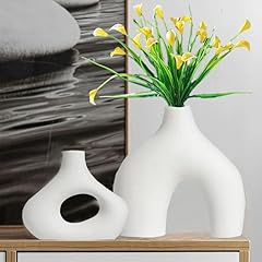 White ceramic vases for sale  Delivered anywhere in UK