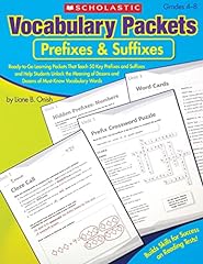 Vocabulary packets prefixes for sale  Delivered anywhere in USA 