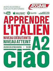 Apprendre italien niveau d'occasion  Livré partout en France