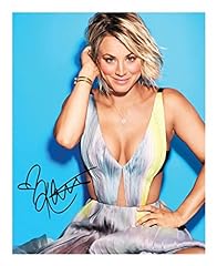 Kaley cuoco autographed for sale  Delivered anywhere in Ireland