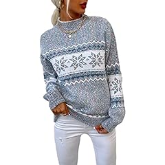 Junboon women crewneck for sale  Delivered anywhere in USA 