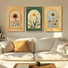 Framed boho sunflower for sale  Delivered anywhere in USA 