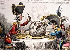 The Plum Pudding In Danger Poster Print by James Gillray for sale  Delivered anywhere in UK