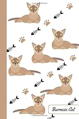 Burmese cat notebook for sale  Delivered anywhere in UK