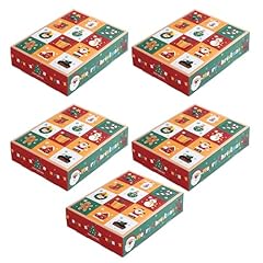 5pcs christmas empty for sale  Delivered anywhere in UK