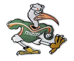 Yibuoo Miami Hurricanes Embroidered Patch Iron on Logo for sale  Delivered anywhere in USA 