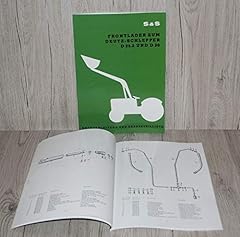 Deutz bedienungs anbauanleitun gebraucht kaufen  Wird an jeden Ort in Deutschland