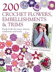 200 crochet flowers for sale  Delivered anywhere in USA 